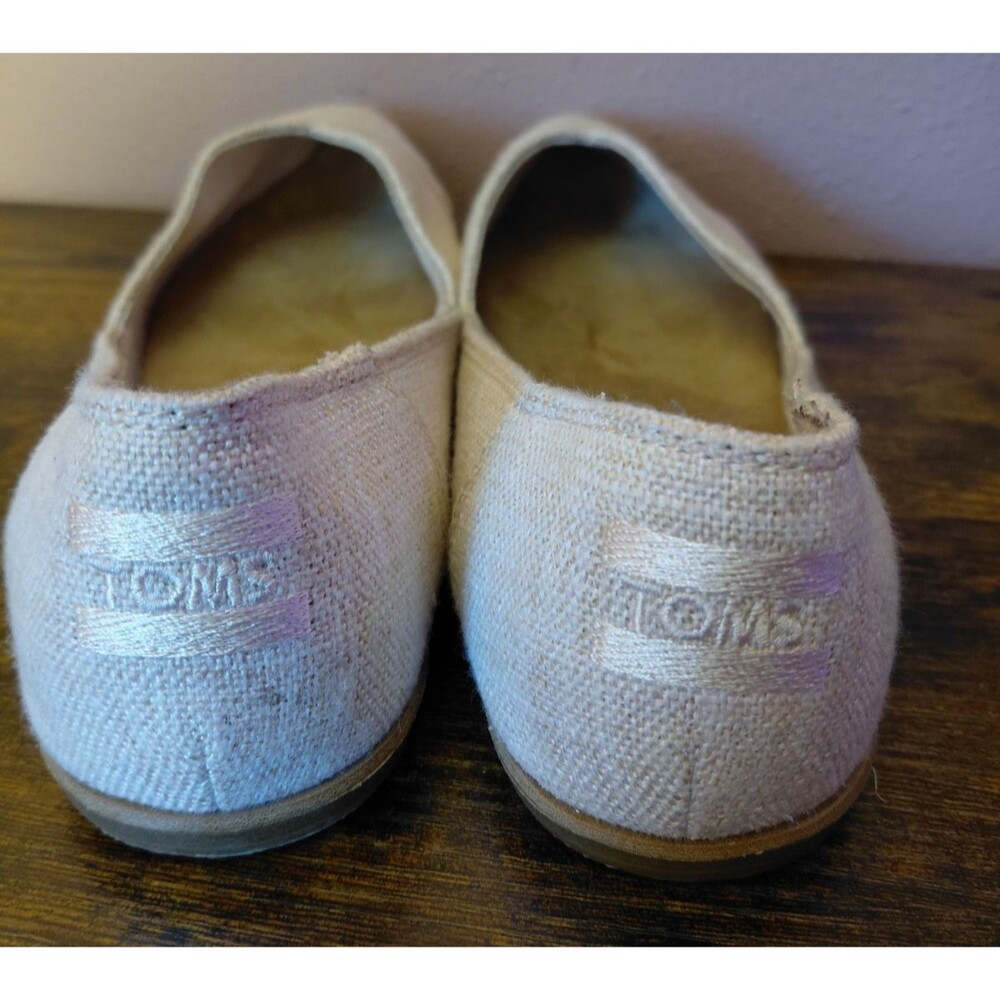 Toms Jutti Neat Loafer Women's Flat Slip On Shoe Size 9.5 Pink - Picture 3 of 7